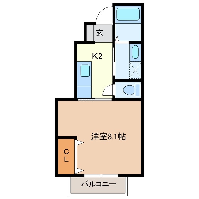 1階の間取り図