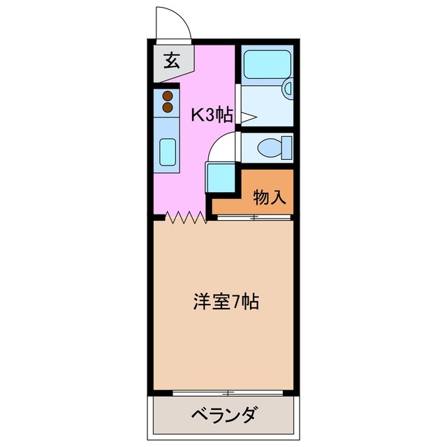 2階の間取り図