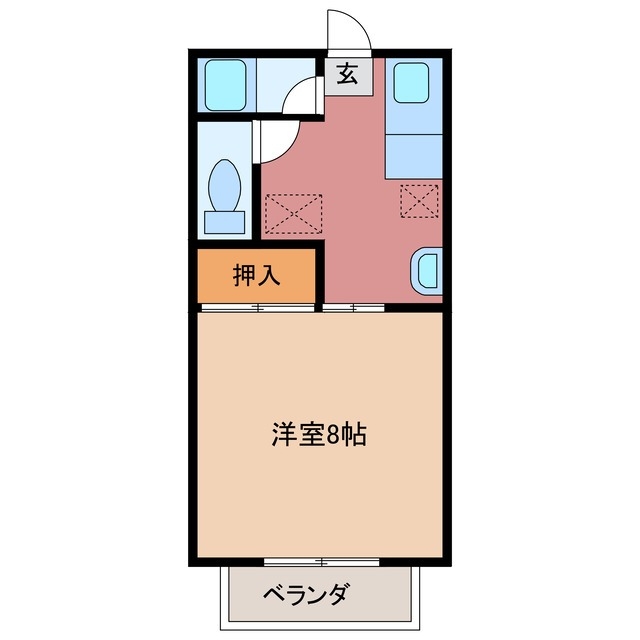 2階の間取り図