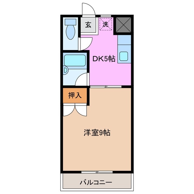 2階の間取り図
