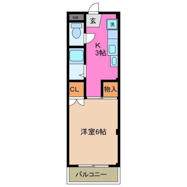 2階の間取り図