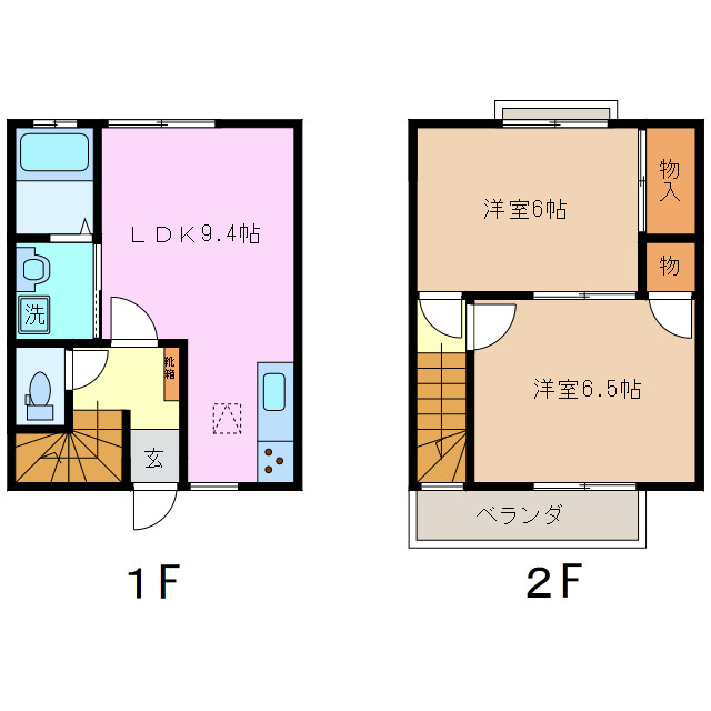 1階の間取り図