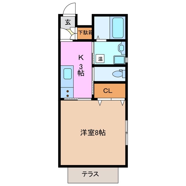 1階の間取り図