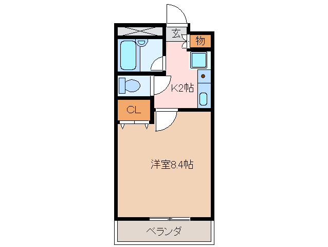 1階の間取り図