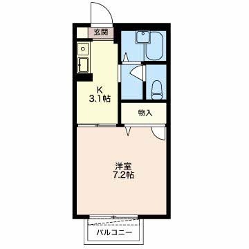 2階の間取り図