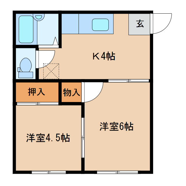 1階の間取り図