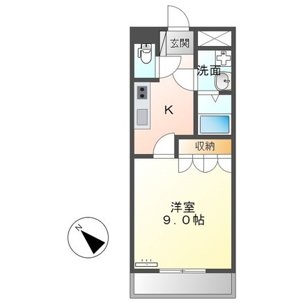 2階の間取り図