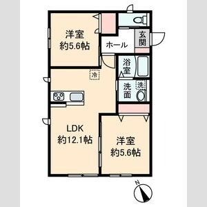 1階の間取り図