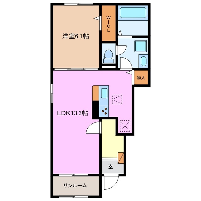 1階の間取り図