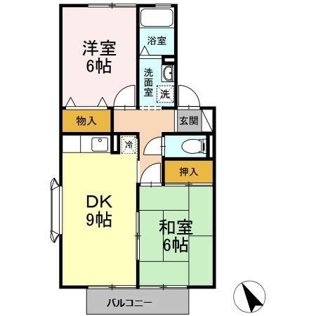 1階の間取り図