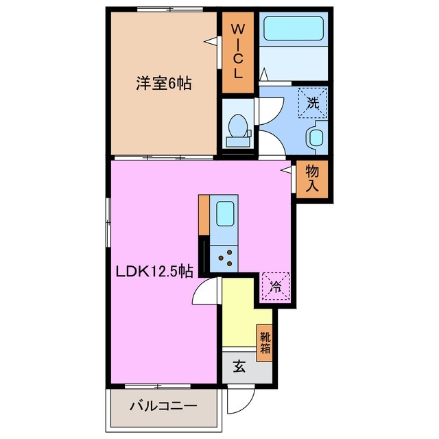1階の間取り図
