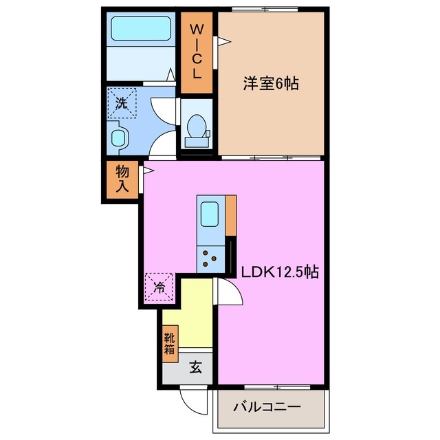 1階の間取り図