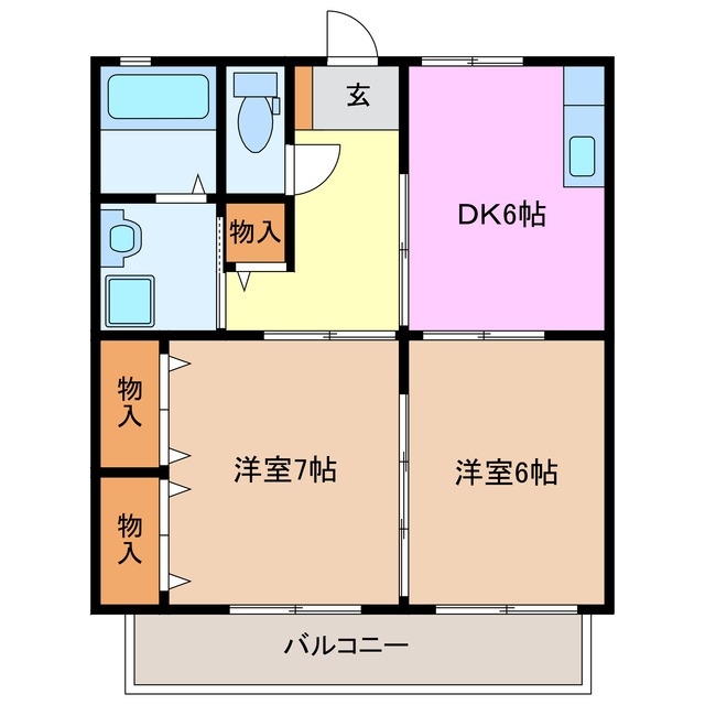 1階の間取り図