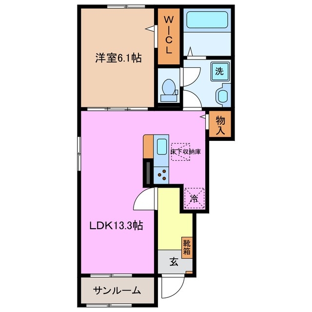 1階の間取り図