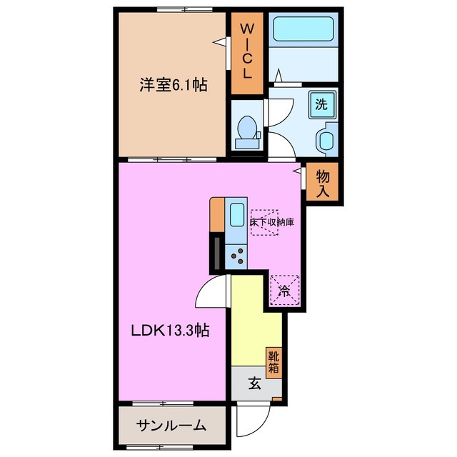 1階の間取り図