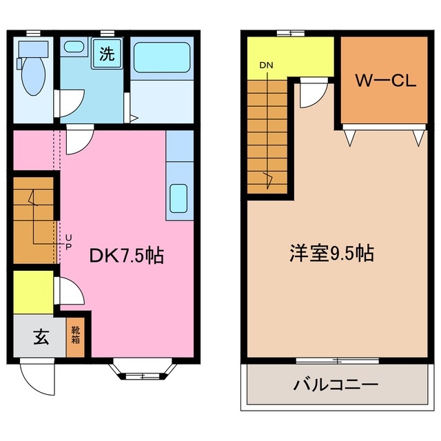 1階の間取り図