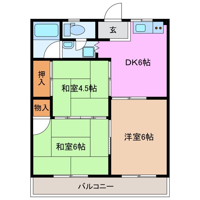 1階の間取り図