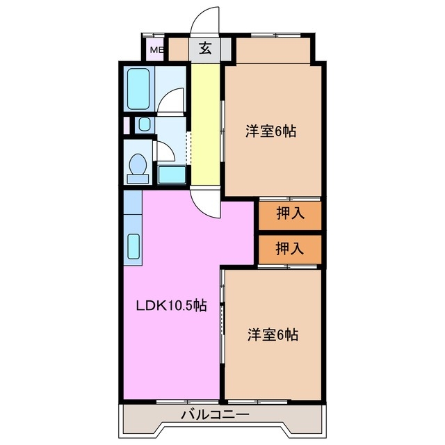 1階の間取り図