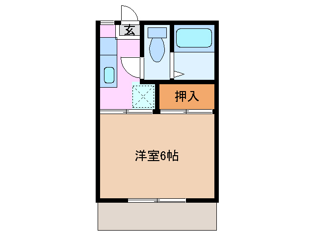 2階の間取り図