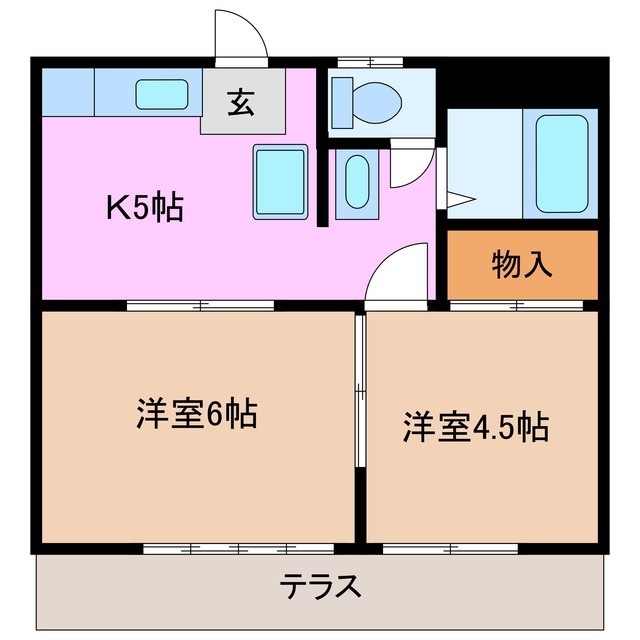 1階の間取り図