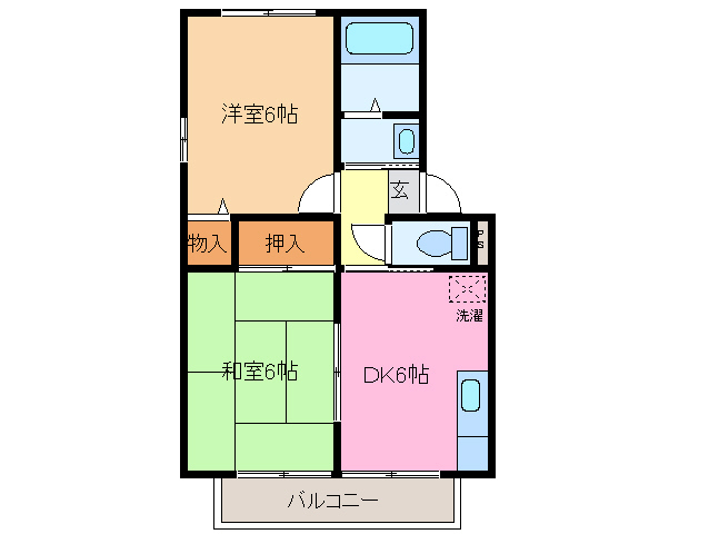 1階の間取り図