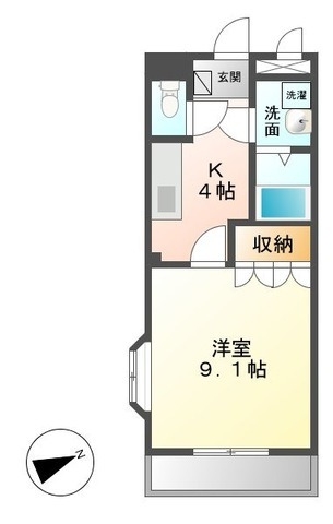 2階の間取り図