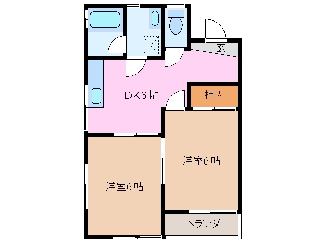 1階の間取り図