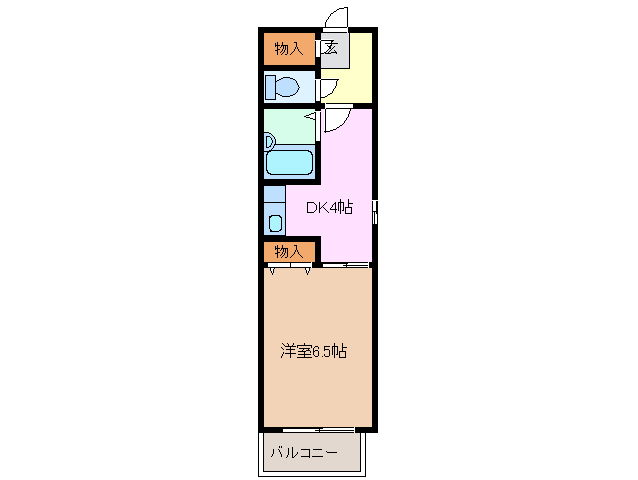 8階の間取り図