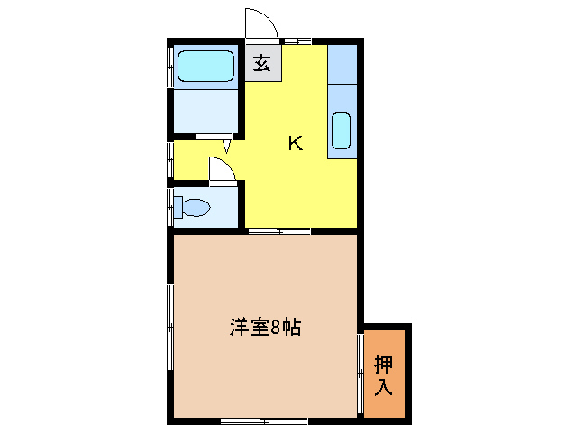 2階の間取り図