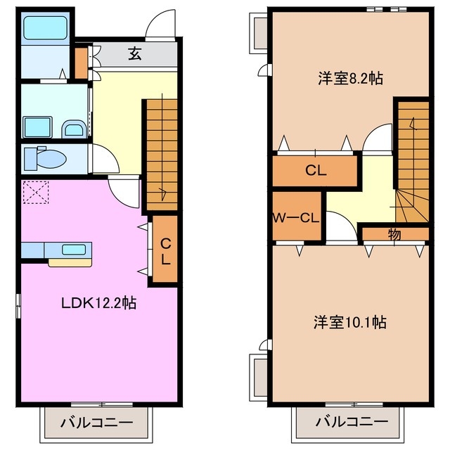 1階の間取り図