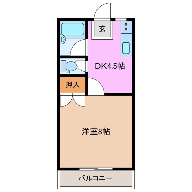 2階の間取り図