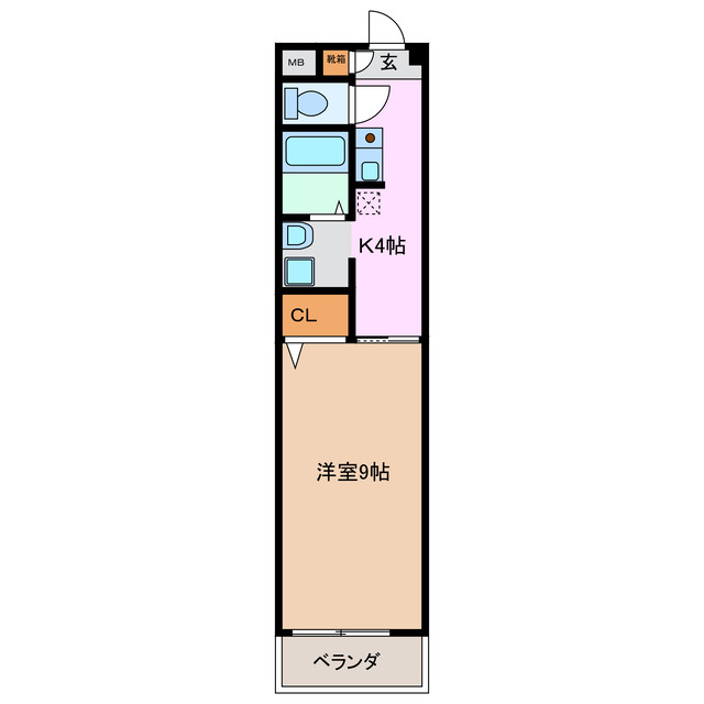 3階の間取り図