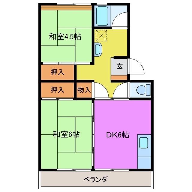 3階の間取り図