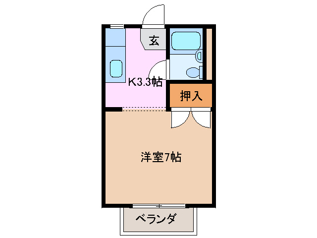 2階の間取り図