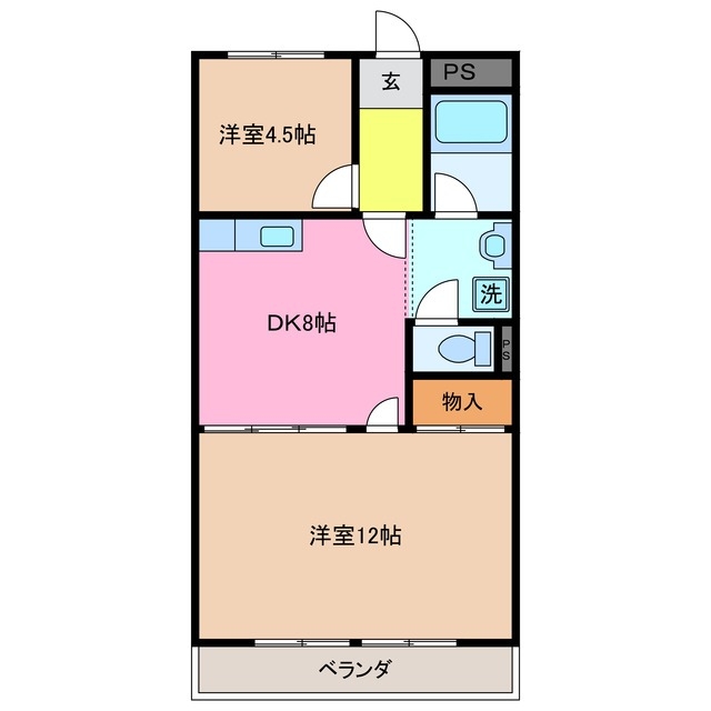1階の間取り図