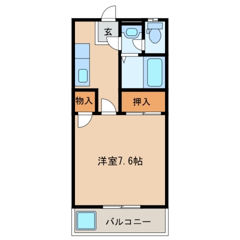 2階の間取り図