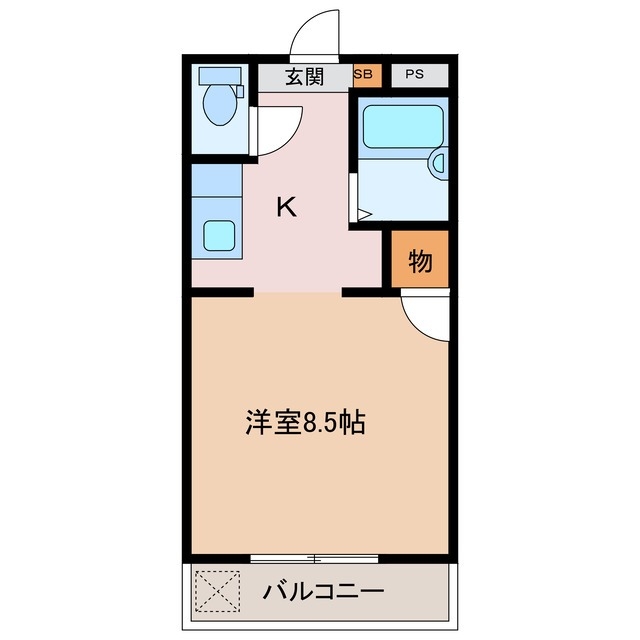 1階の間取り図