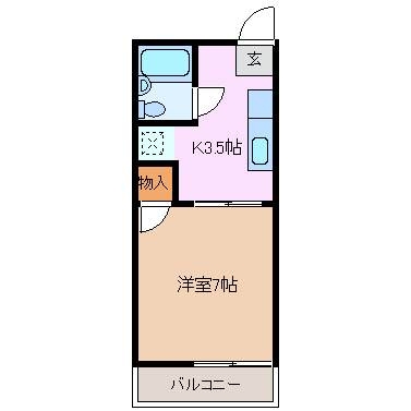 2階の間取り図