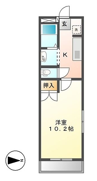 1階の間取り図