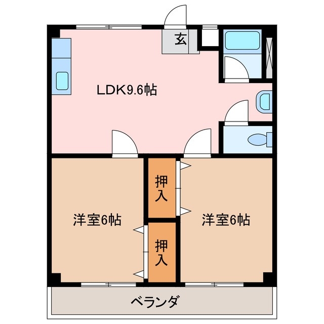 4階の間取り図