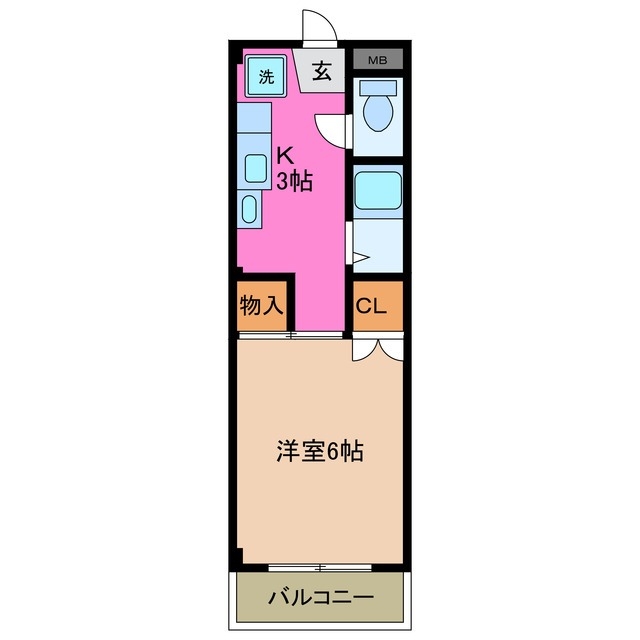 2階の間取り図