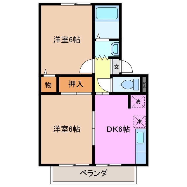 1階の間取り図