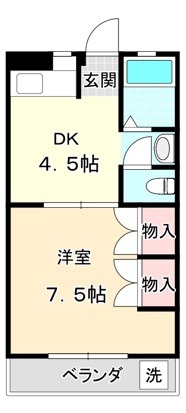 2階の間取り図