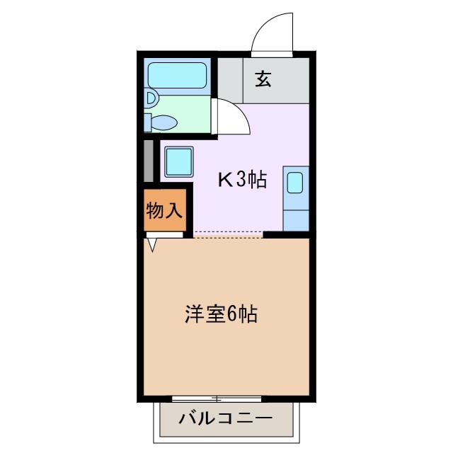 2階の間取り図