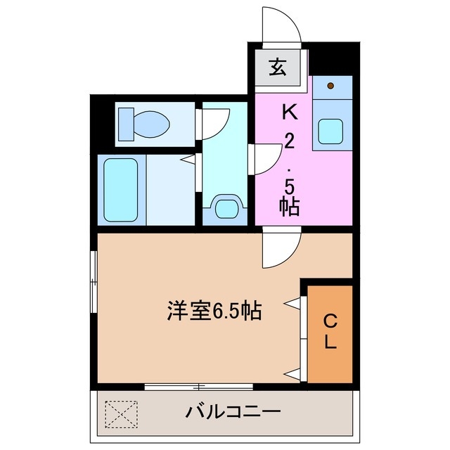 2階の間取り図