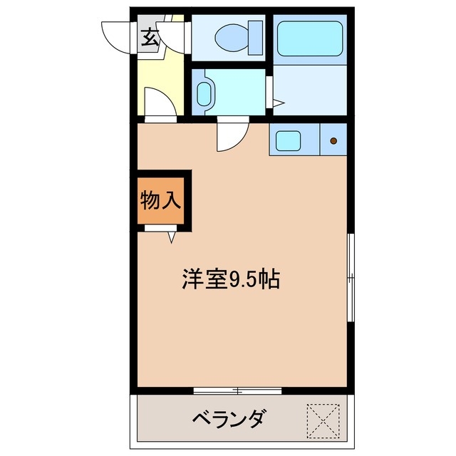 2階の間取り図