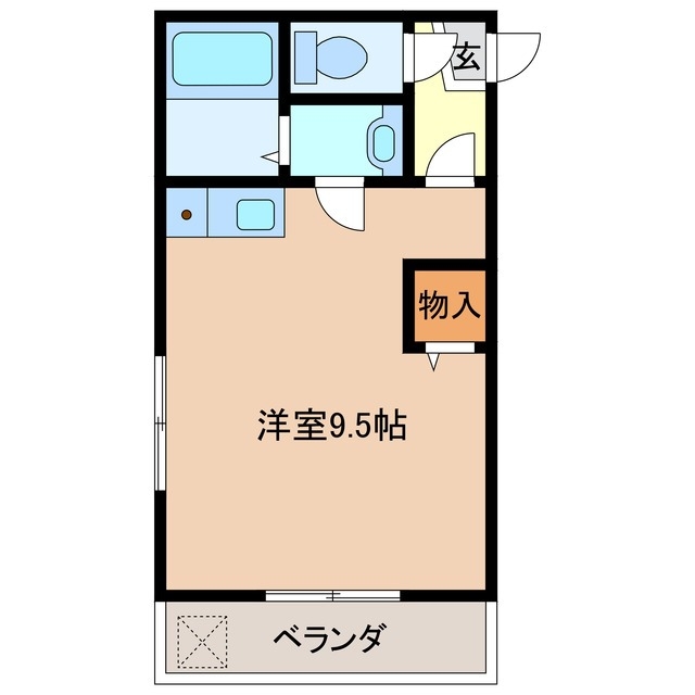 2階の間取り図