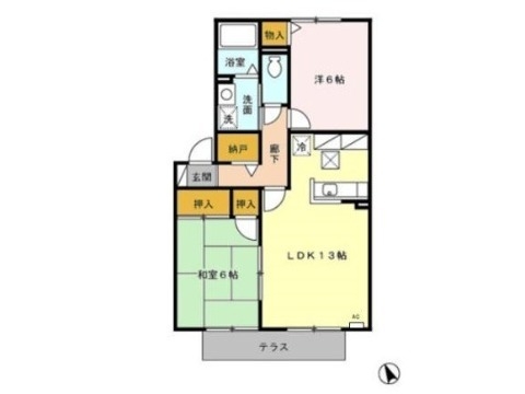 1階の間取り図