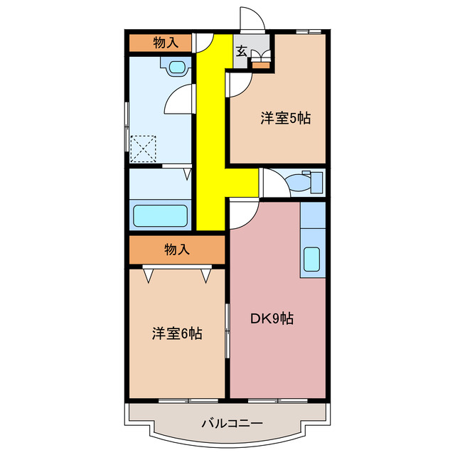 1階の間取り図