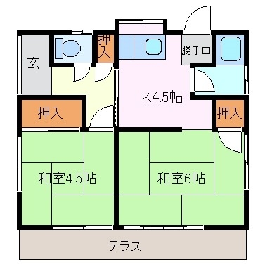 1階の間取り図
